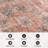 Calista Multi Vintage Rug – Machine Washable Flat Pile With Non-Slip Backing-1492067105-1491264516