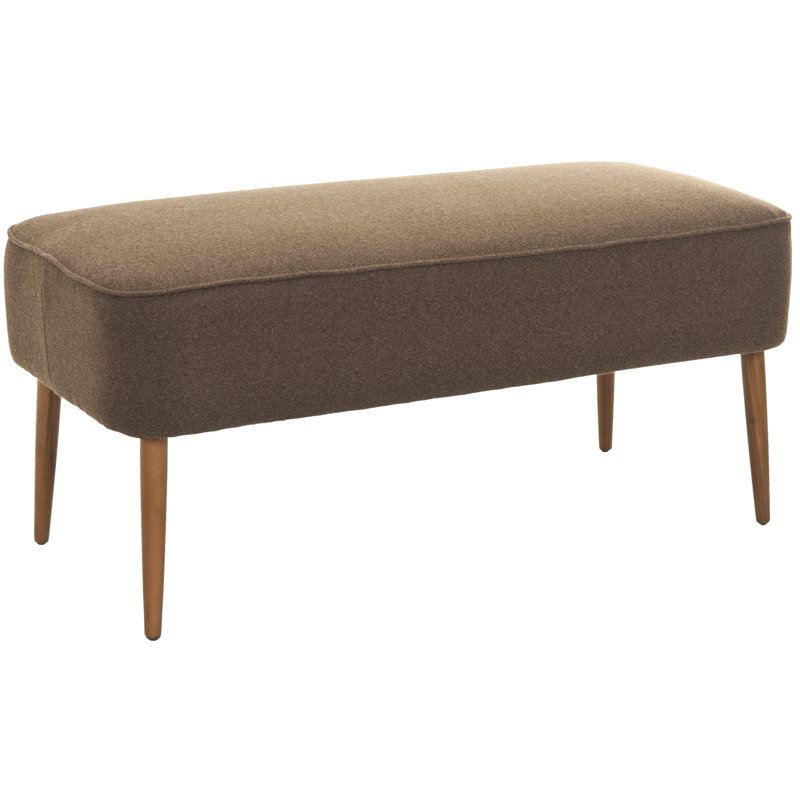 Banc rembourré Wauhillau, Brun