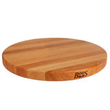 John Boos 18" Round Cutting Board, 1.5" Edge Grain