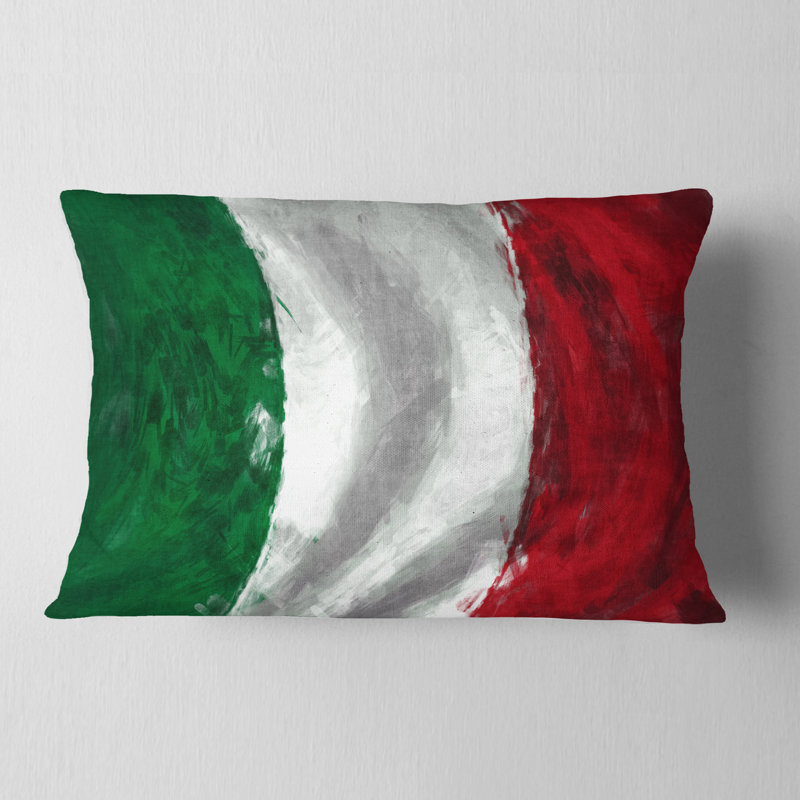 Coussin de l’italie drapeau lombaire