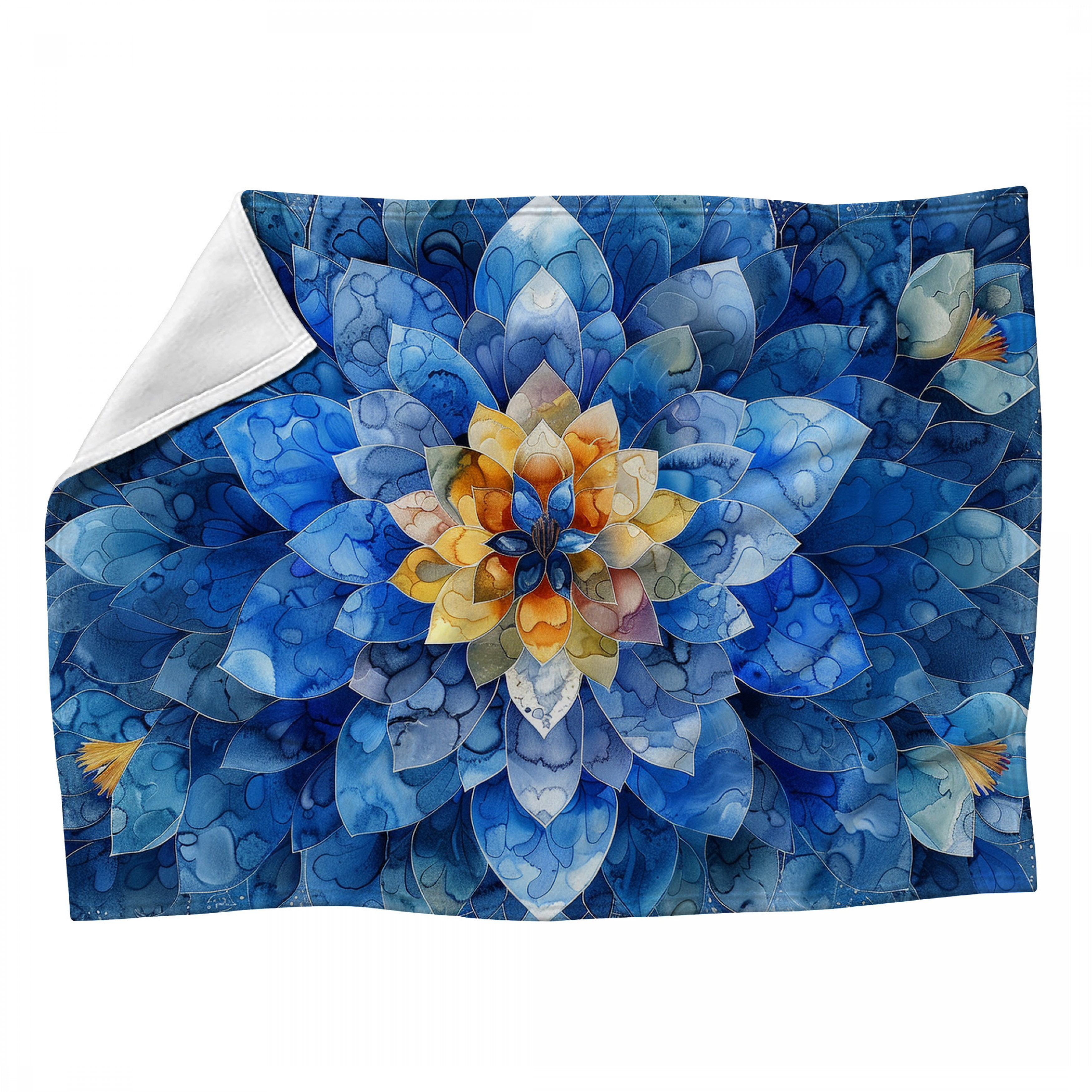 VisionDecor Floral burst Fleece Throw Blanket Nature Throws for Sofas