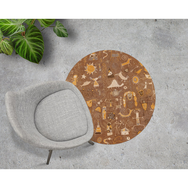 Seder Hard Floor Straight Round Chair Mat