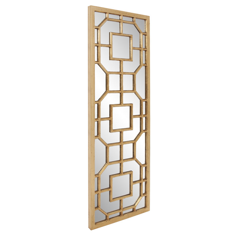 Lynnessa Rectangle Mirror, Gold