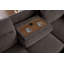 Canapé-lit modulaire en chenille brun Kipling II de 94 po avec méridienne et rangement à droite - lit gigogne-134491262