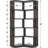 63.8"H 6-Tier L-Shaped Corner Bookshelf-769127413