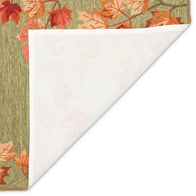 Tapis touffeté à motif floral Dasan, Rectangle 5 pi x 7 pi 6 po