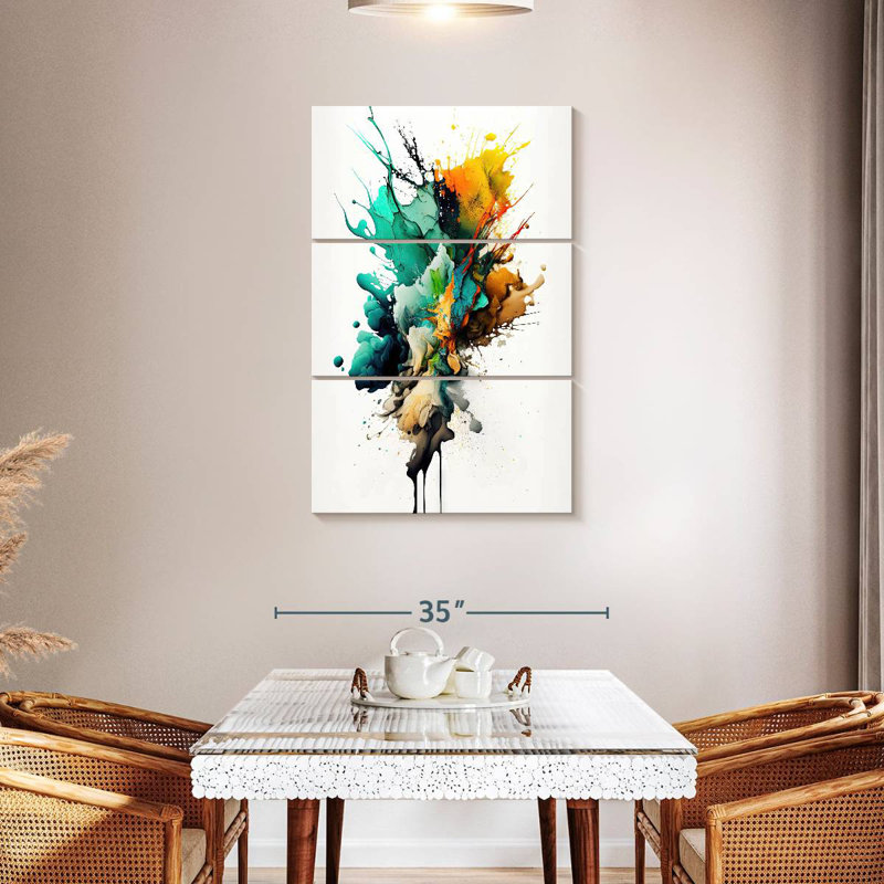 Fluidité colorée Avery, H 65 po x l 42 po
