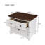 Table de bout en bois avec table de bout à deux tiroirs pour enfants