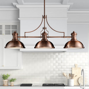 Copper Kitchen Island Lighting You'll Love | Wayfair