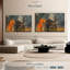 «Monk and Asian Elephant» sur toile-1537809906