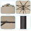 Parasol de marché éclairé 108,00 po Donyu-609550024