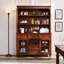 American-Style All-Solid Wood Integrated Wall-To-Wall Pantry, Home Dining Room Cupboard.