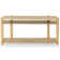 Hepburn 3 Shelf Wood Console Table