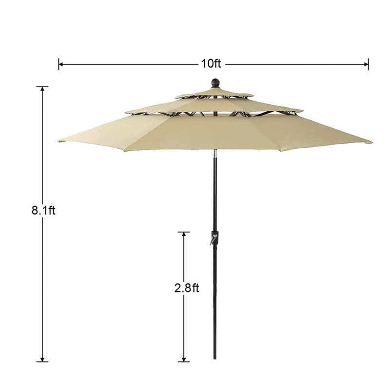 Alyah Square 4 - Person 94Cm L Outdoor Table Set, Beige, Yes