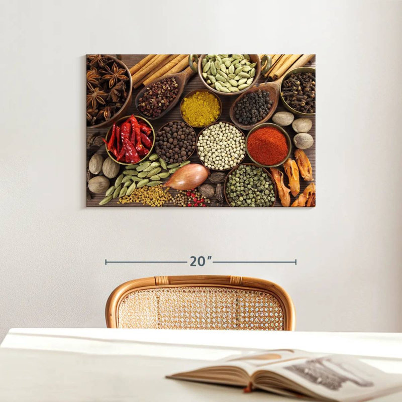 Yarlin Natural Spices, 16" H x 24" W