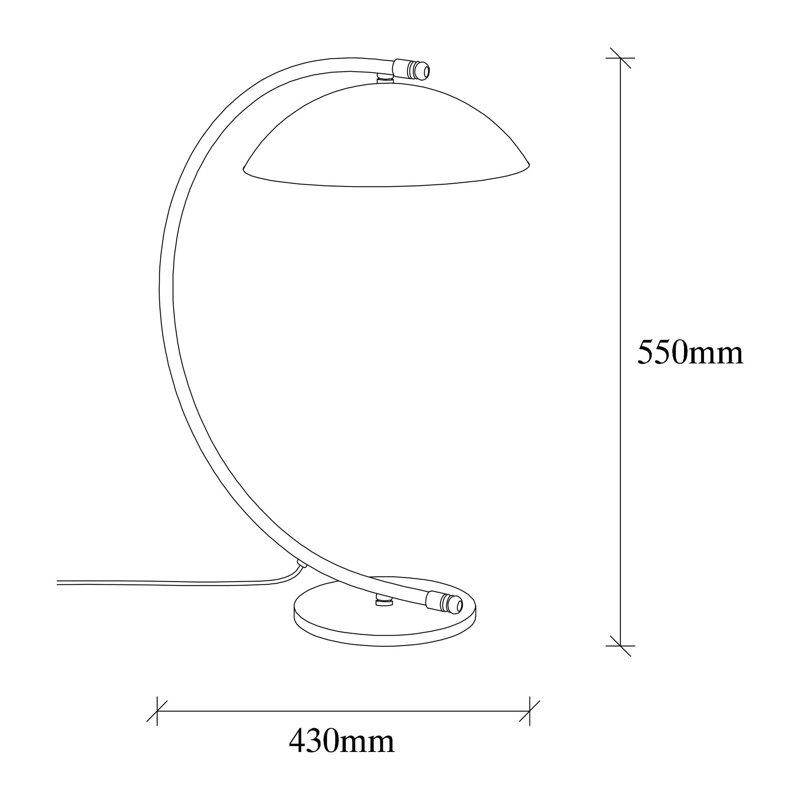 Lampe de bureau Rakim METAL BODY