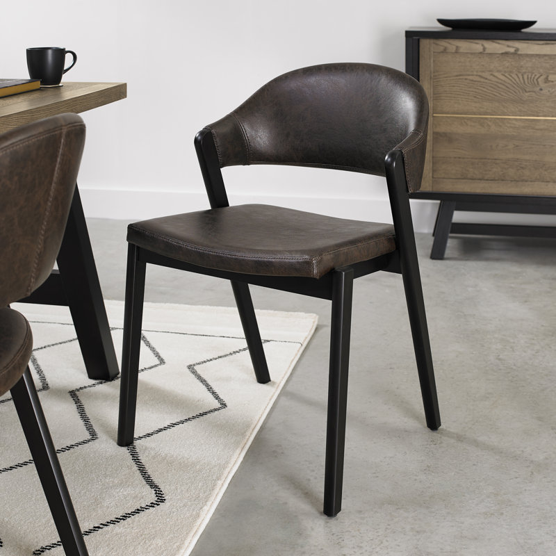 Kostka 49 cm H Side Chair, Brown