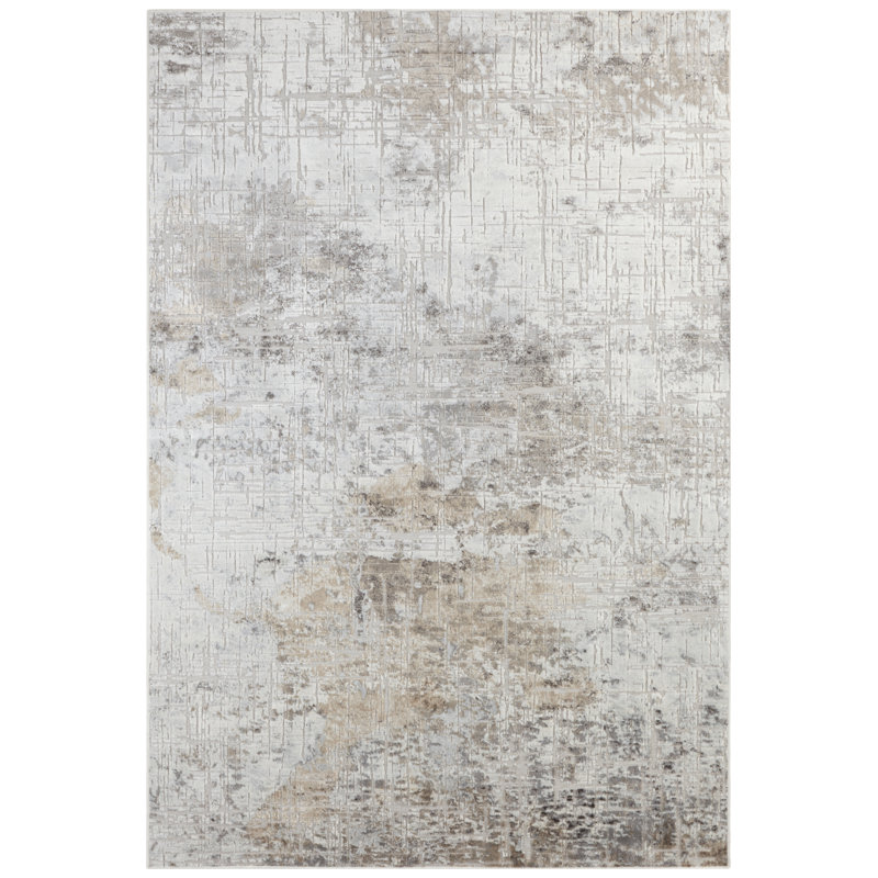 Chameis Machine Woven Beige Indoor Rug, Rectangle 200 x 290cm