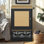 Station d'alimentation pour animaux avec 2 bols surélevés, 1 armoire de rangement, crochets latéraux et ensemble anti-basculement, noir