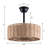 Beauchamp 18.9" W Rattan Caged Ceiling Fan-1579538282