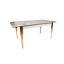Rimma Extendable Metal Base Dining Table
