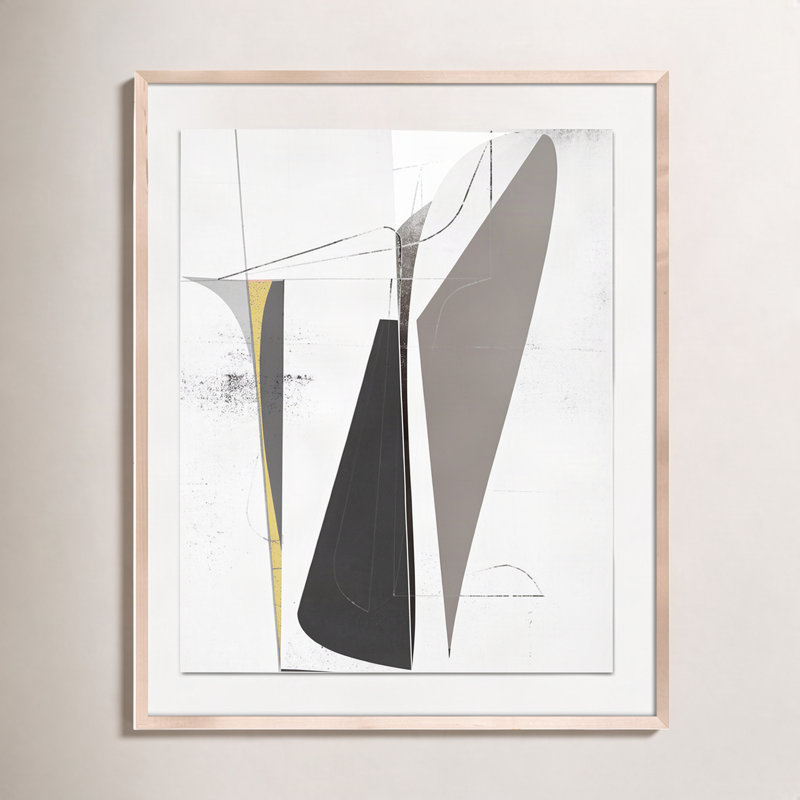 Ando Print by Bangbouh Studio, Natural, 40" H x 33" W x 2.5" D