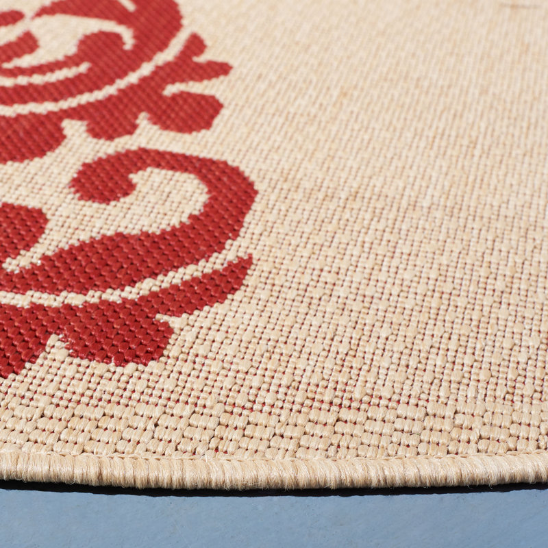 Herefordshire Performance Indoor/Outdoor Area Rug, Round 5'3"