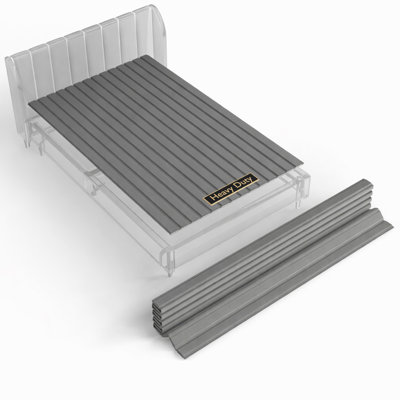 Tatum Vertical Mattress Support Wooden Bunkie Board/Slats with Cover by Alwyn Home