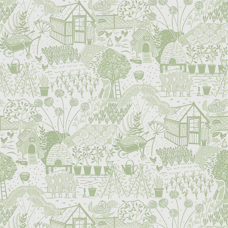The Allotment Wallpaper, Fennel