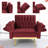 Siemon Velvet Accent Chair with Ottoman-954392193
