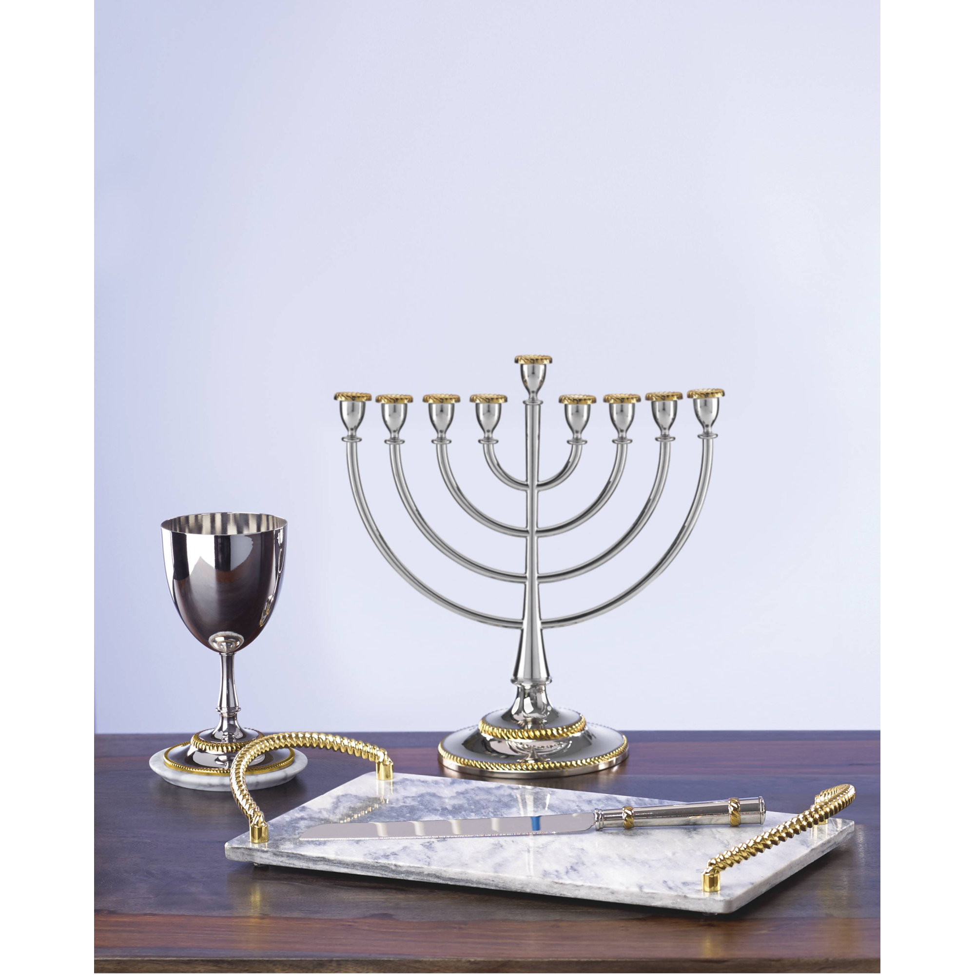 Roseland Menorah, Gold