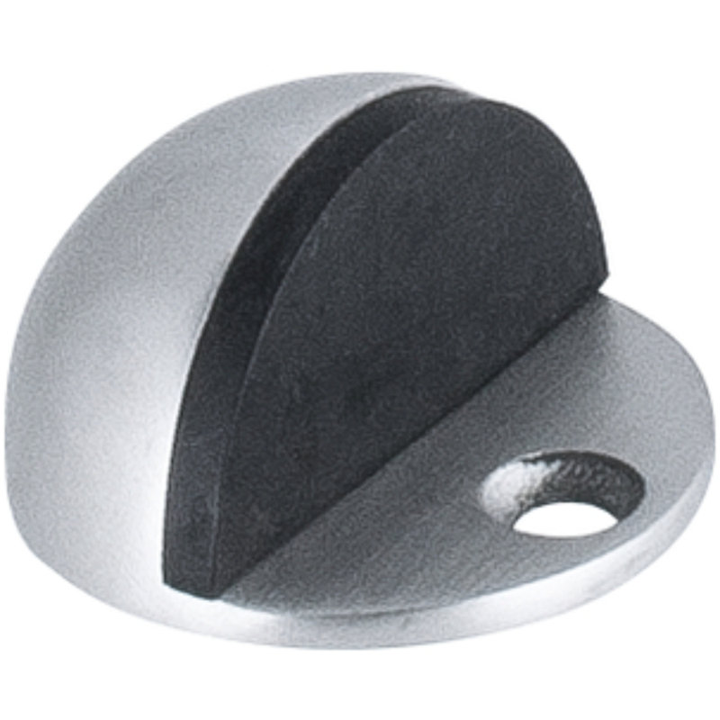 Amauri Shielded Door Stop, Silver