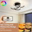 41cm Butterfly‑Shaped Dimmable LED Flush Mount-734399753