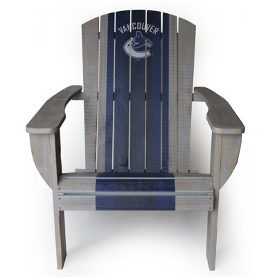 Chaise Adirondack en bois massif Montreal canadien