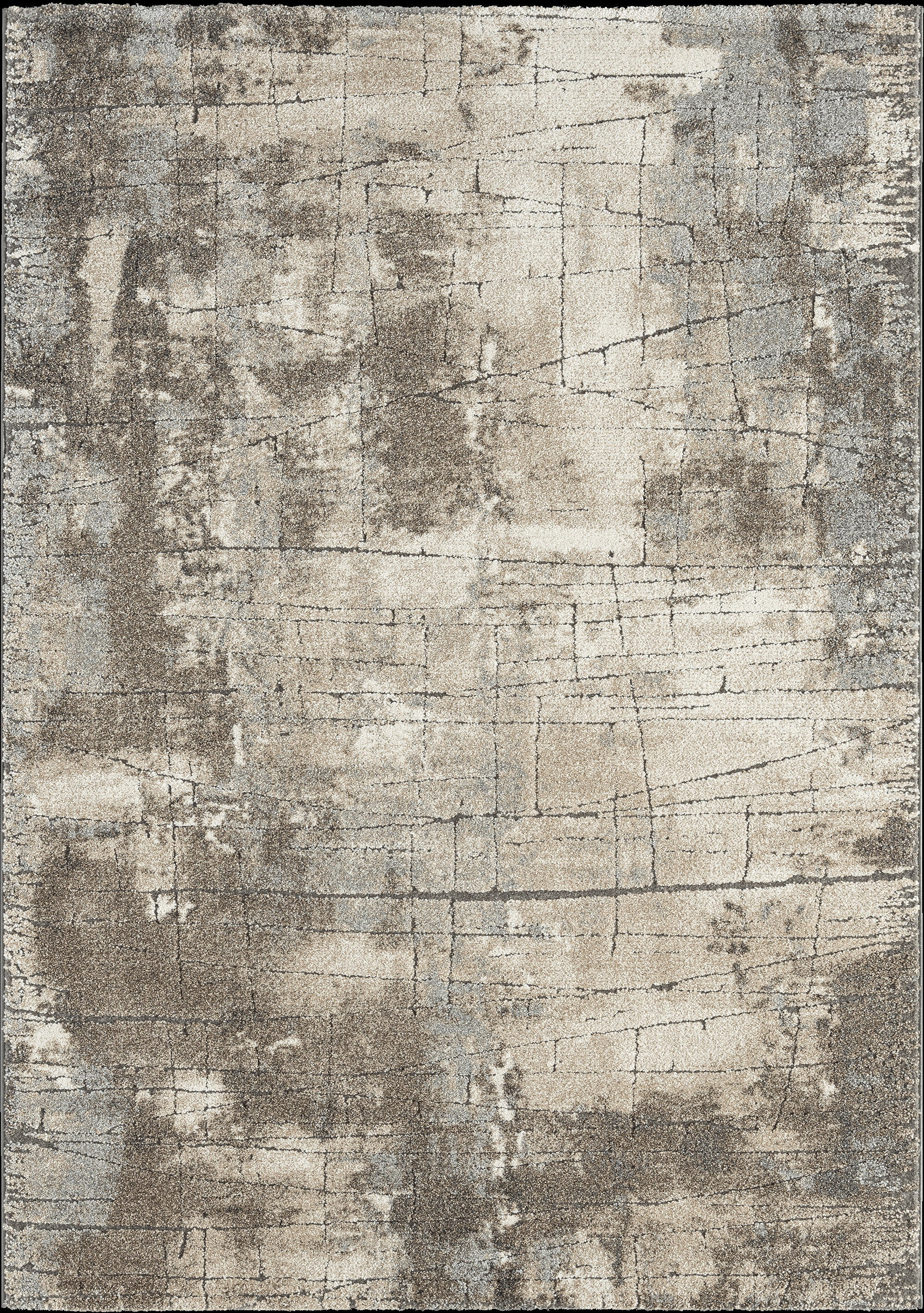 Tiyrene Machine Woven Beige Indoor Rug