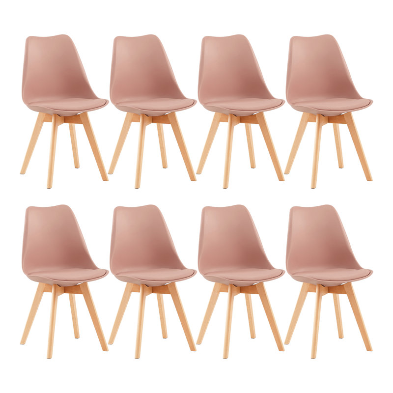 Nero Upholstered Dining Chair, 8, Pink