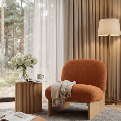 Chaise d'appoint rembourrée Decker