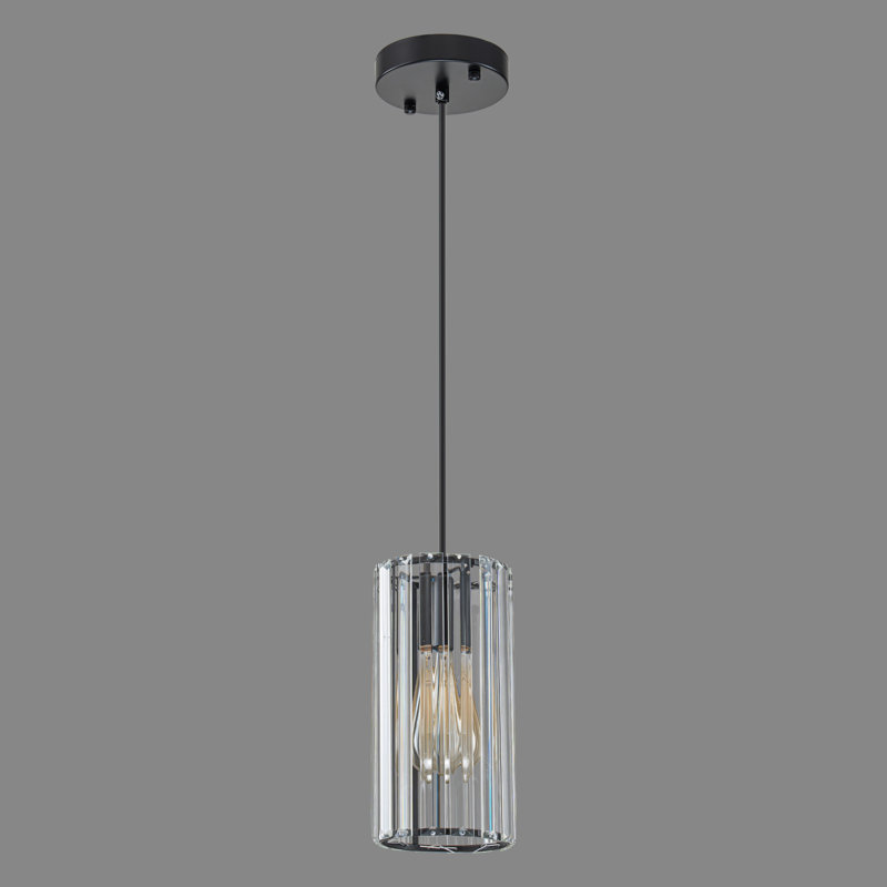 Luminaire suspendu cylindrique à 1 lumière Roha