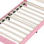 Lit simple tapissier princesse avec tête de lit couronne, lit plateforme simple avec tête de lit et pied de lit-1773253900