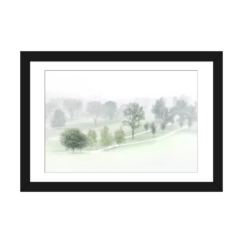 « hanie i », impression sur toile, H 16 po x l 24 po x P 1 po, Papier d'art encadré noir, Blanc