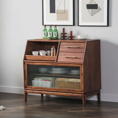 Simple and Retro Solid Wood Storage Accent Chest