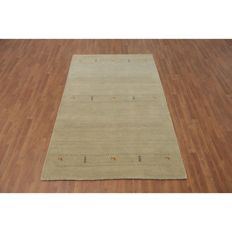 Tapis oriental style animaux Gabbeh 5 x 8