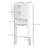 Over The Toilet Bathroom Storage Cabinet With 2 Doors & Open Shelf