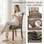 Chaises d'appoint rembourrées en bois avec dossier à lattes verticales-1970381555