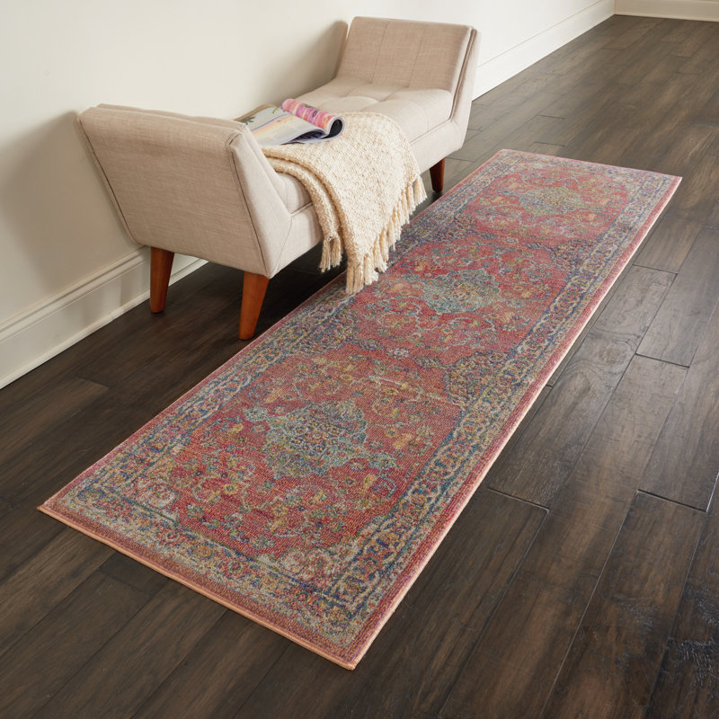 Holbeach Oriental Area Rug, Rectangle 61 x 122cm