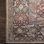 Tapis oriental épice / orange / bleu marine Portman