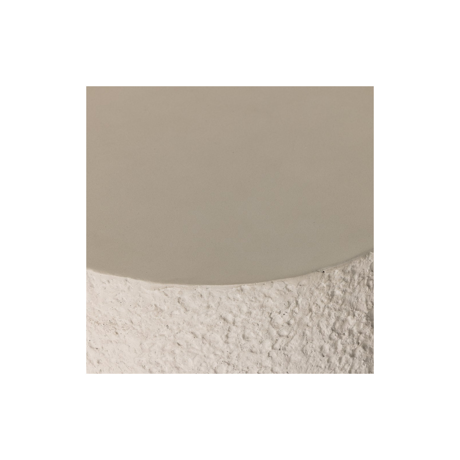 Hobart 18'' Stone Outdoor Side Table
