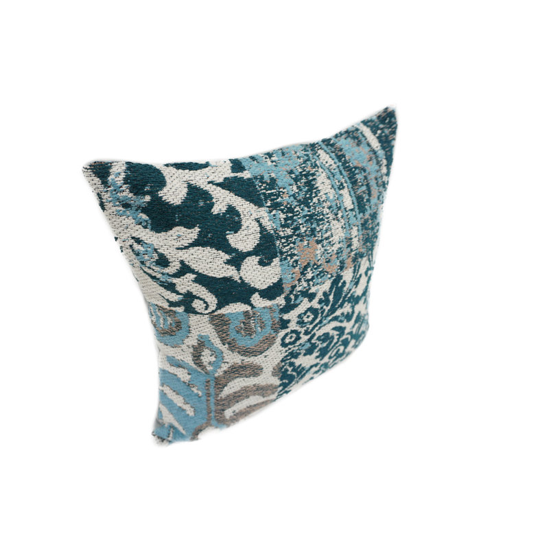 Coussin décoratif en coton, Bleu