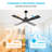 48 In. Dc Motor 4 Solid Wood Blades Indoor Ceiling Fan With Remote-948780470-948780471