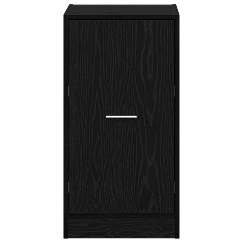 Apothecary Cabinet Black Oak Engineered Wood, 77.7cm H x 40cm W x 41cm D